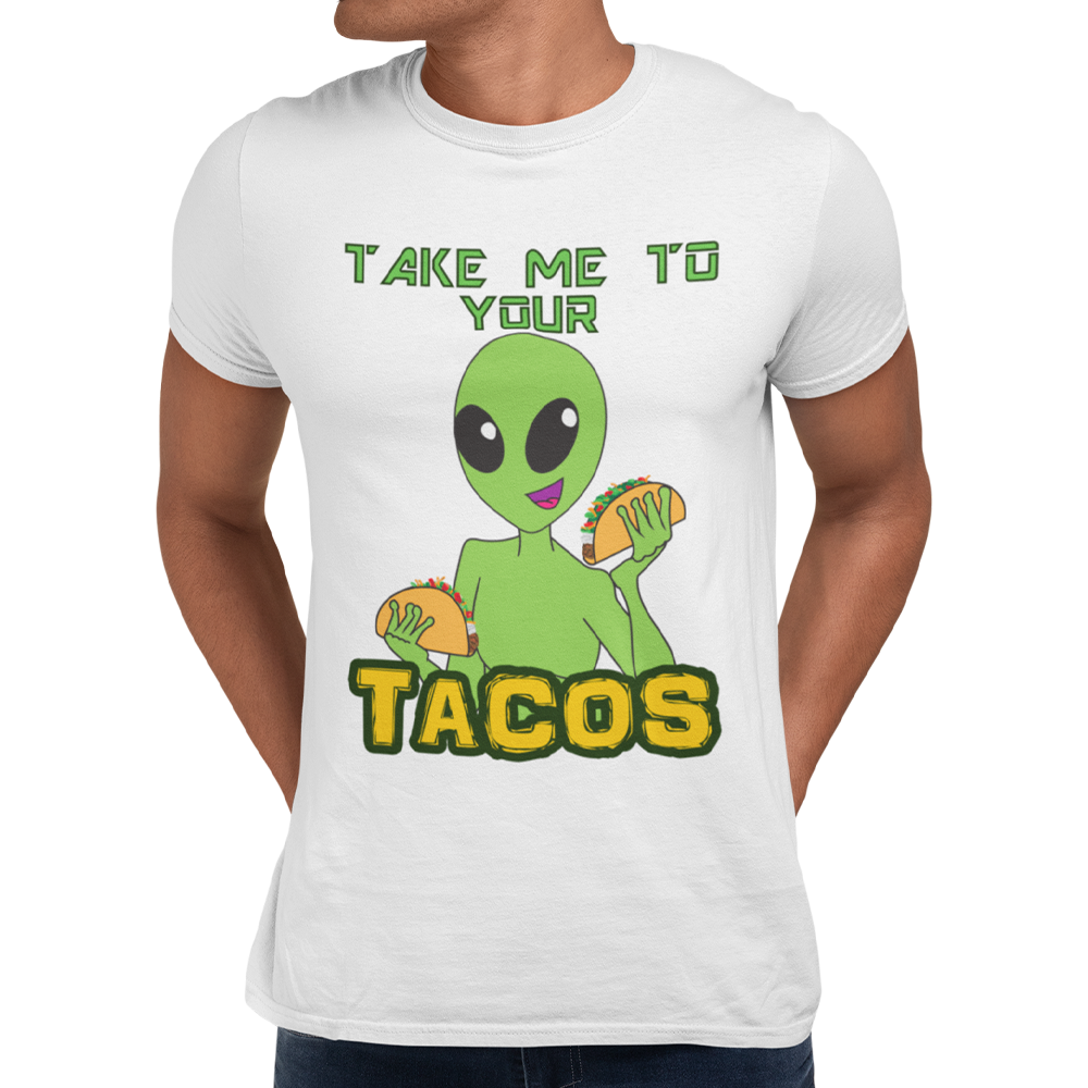 Bring Me Tacos Cubs Funny C'mon Shirt White / S