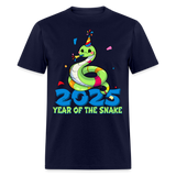 Year of the Snake New Years Party T-Shirt - navy