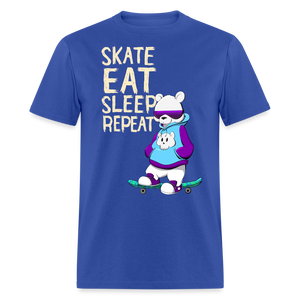 Chill Skater Polar Bear Unisex Classic T-Shirt - royal blue