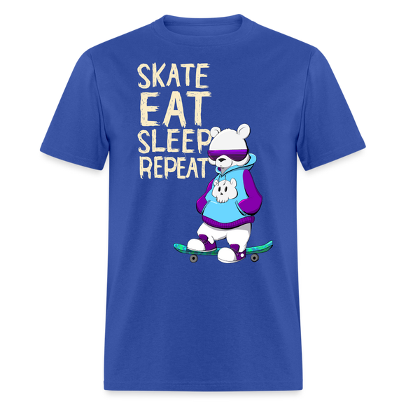 Chill Skater Polar Bear Unisex Classic T-Shirt - royal blue