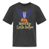 Cute Spooky Baby Bat Costume Kids' T-Shirt - heather black