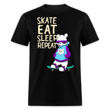 Chill Skater Polar Bear Unisex Classic T-Shirt - black