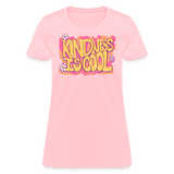 Kindness is Cool Retro Vintage Women's T-Shirt - pink