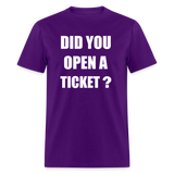 IT Helpdesk Ticket Computer Support Technician Unisex Classic T-Shirt - purple