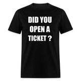 IT Helpdesk Ticket Computer Support Technician Unisex Classic T-Shirt - black