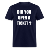 IT Helpdesk Ticket Computer Support Technician Unisex Classic T-Shirt - navy