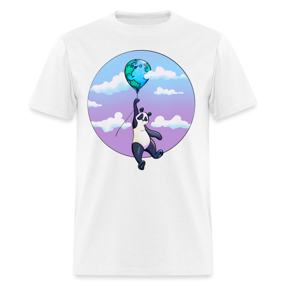 Earth Day Panda Unisex Classic T-Shirt - white