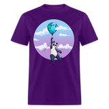 Earth Day Panda Unisex Classic T-Shirt - purple