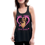 German Shepard Treat Dealer Womens Flowy Tank - black