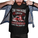 Semi Truck Driver 18 Wheeler Truckers Creed Unisex Classic T-Shirt