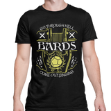 Funny Tabletop Roleplay Bard Quote for Lyre Wielding Players T-Shirt