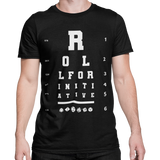 Roll For Initiative Eye Test Tabletop RPG Gamer Unisex T-Shirt