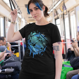 Watercolor D20 Dice Epic Gamer Style for Every Adventure Unisex T-Shirt