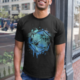 Watercolor D20 Dice Epic Gamer Style for Every Adventure Unisex T-Shirt