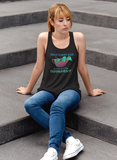 Coffee and Dragon Lover Women's Flowy Racerback Style Tank Top